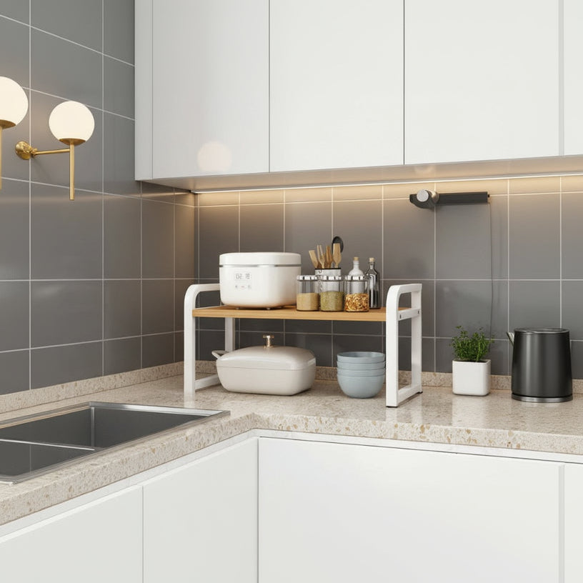 etagere sur pied cuisine design vertical gain espace KitchenGuard