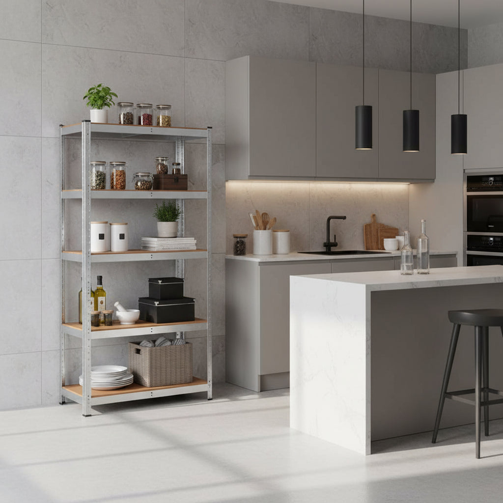 etagere sur pied cuisine espace libéré plan travail optimisé MaxiStore