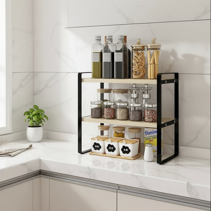 etagere sur pied pour cuisine metal robuste compact StructoDouble 40cm