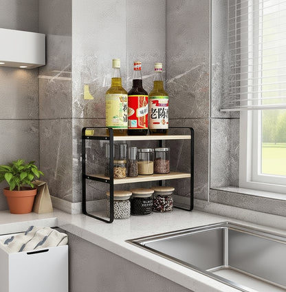 etagere sur pied pour cuisine organisateur multifonctionnel stable StructoDouble 40cm