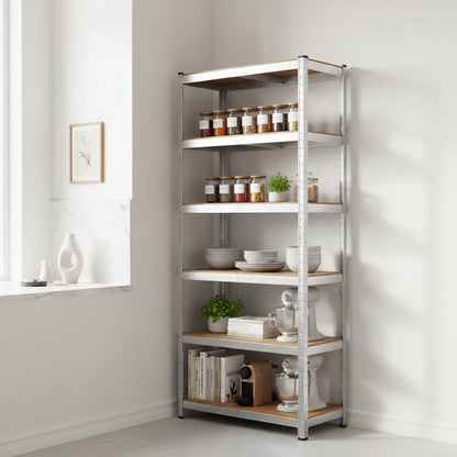 Etagere sur pied pour cuisine stockage provisions vaisselle ustensiles FlexiRack 180cm