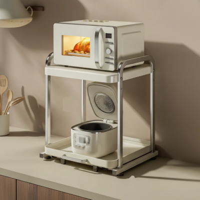 etageres micro onde coulissantes 42cm longueur riz Mova