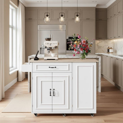 grande desserte cuisine parois latérales dépliées table 70cm FlexiChef Station