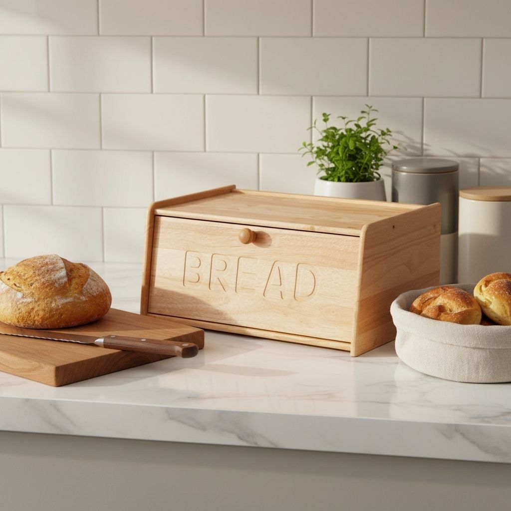 Huche à pain en bois design intemporel élégant Arboria