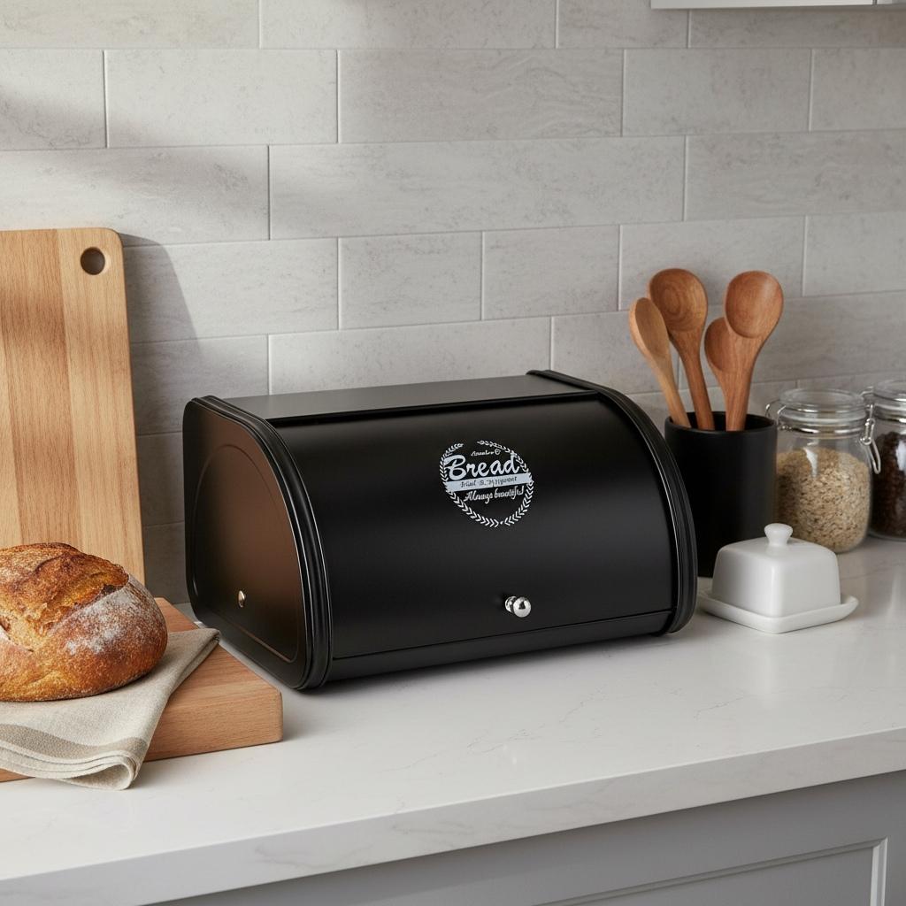 Huche a pain fer noir vintage cuisine Breadium