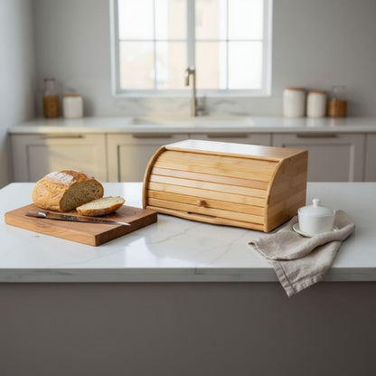 Huche pain bois 40cm capacité généreuse viennoiseries TerraPan