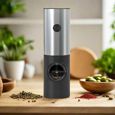 moulin epices pour assaisonnement frais AromaPress acier inoxydable