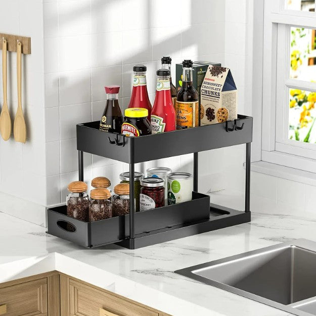 Organisateur sous évier épices condiments garde-manger Sinkora