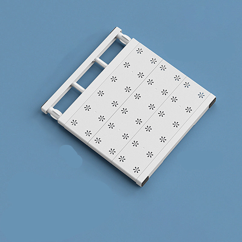 Organisateur sous evier télescopique blanc largeur Moyenne 35 cm ClarityRack