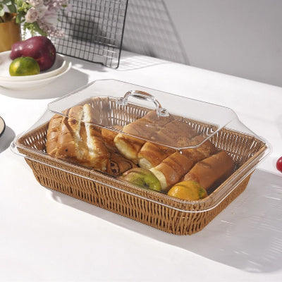 panier a pain avec couvercle transparent elegant Panier Harmonie