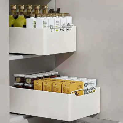 Panier coulissant cuisine rangement placard optimisé armoire GlisseProfonde