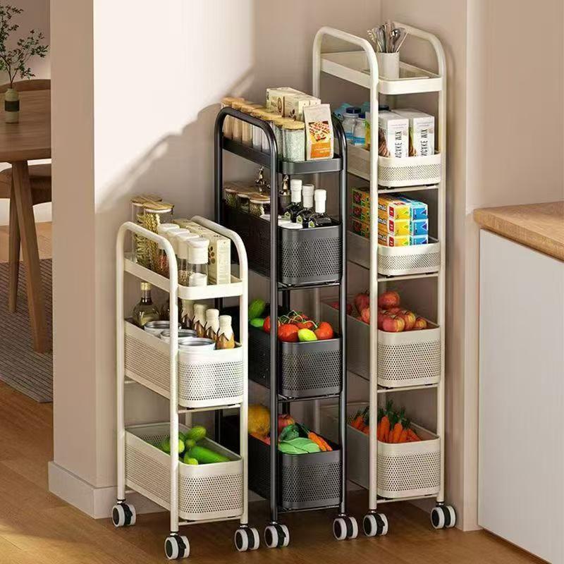 petite desserte a roulette trois tailles SlimSpace 15cm largeur