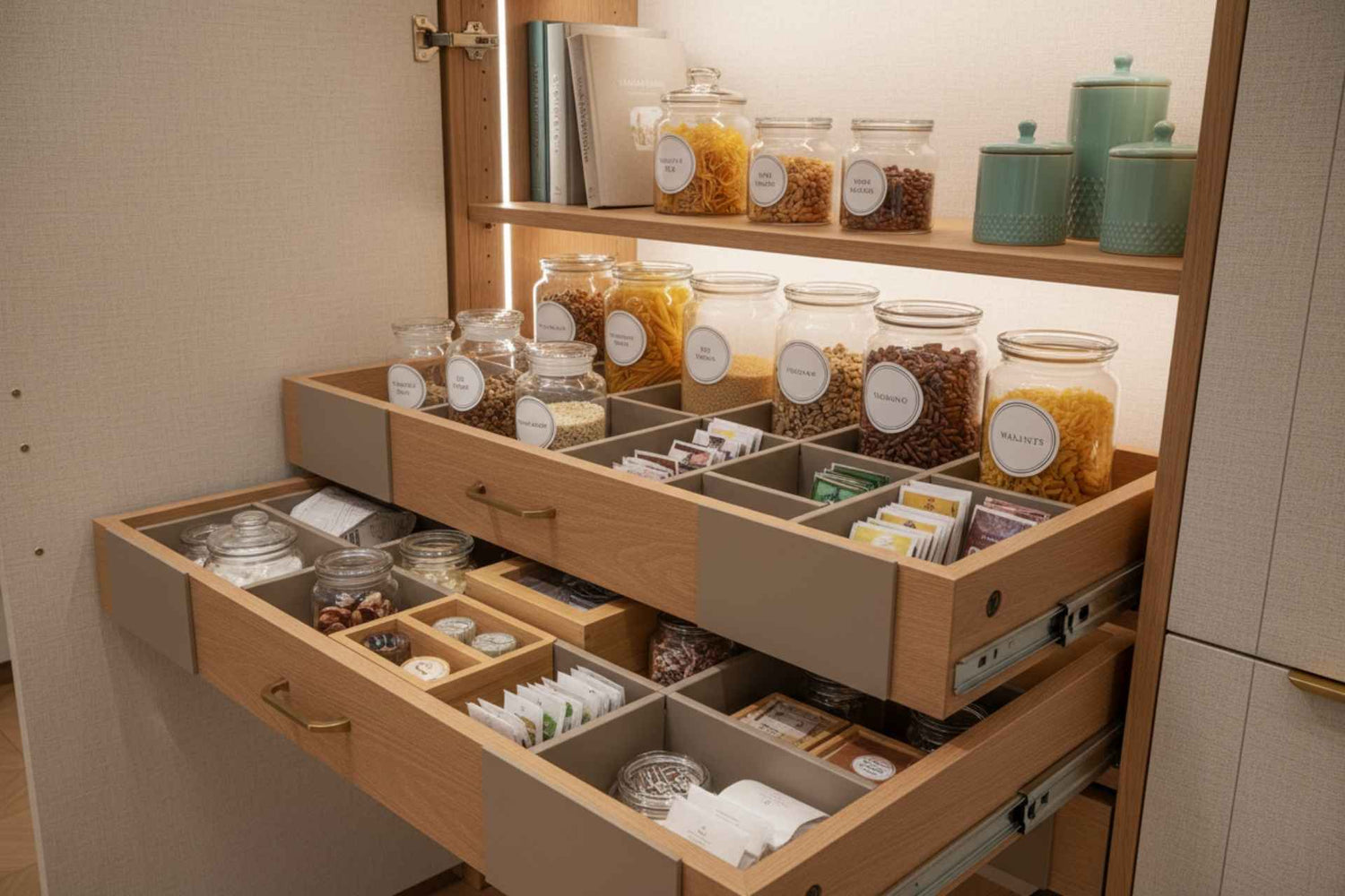 placard cuisine bien organise rangement fonctionnel