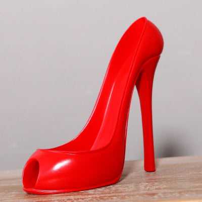 porte bouteille design modèle escarpin rouge une bouteille LadyWine
