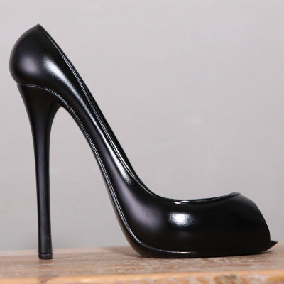 porte bouteille escarpin design elegant pour vin noir LadyWine