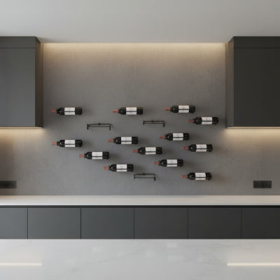 porte bouteille mural accroche au mur décoratif cuisine BerceauVineo