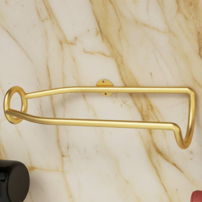 porte bouteille mural accroché mur finition doree une bouteille BerceauVineo