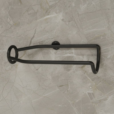 porte bouteille mural accroché mur finition noire une bouteille BerceauVineo