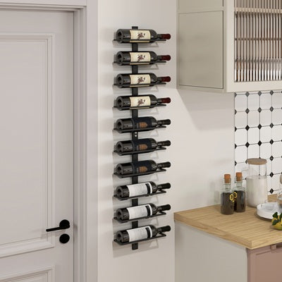 porte bouteilles mural rangement elegant pratique 10 bouteilles VinoWall