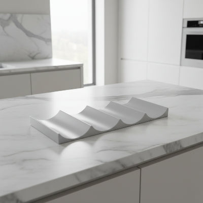 porte bouteilles plastique modulaire 10 bouteilles gris StackWine