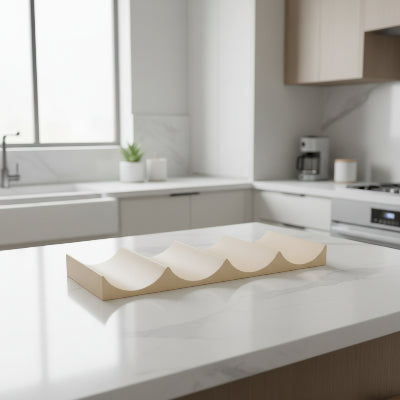 porte bouteilles plastique modulaire 10 bouteilles kaki StackWine