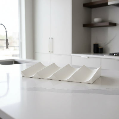 porte bouteilles plastique modulaire 10 bouteilles blanc StackWine