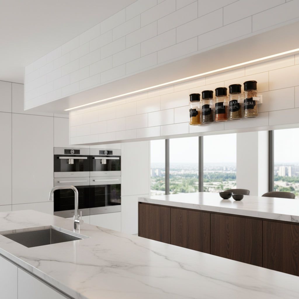porte epice mural support modulable epices LineaClip