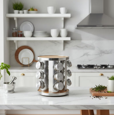 porte epices compact pour cuisine Tourbillon Gourmet modèle rond