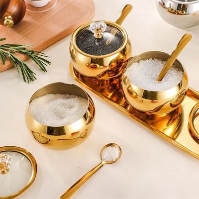 pot a epice avec cuillere presentation chic Aurea Prestige