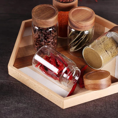 Pot à épices hermetique pratique cuisine CristalBois