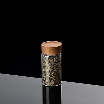 Pot à épices verre solide transparent CristalBois