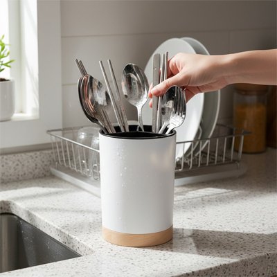 Pot a ustensile multifonction cuillères spatules fouets Ustélia
