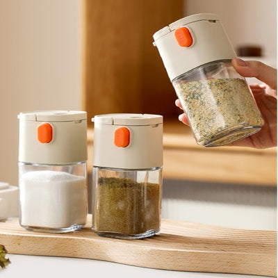 pot epice design compact elegant avec bouton dosage precis SpiceDose