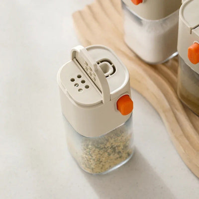 pot epice durable en plastique verre alimentaire avec bouton SpiceDose