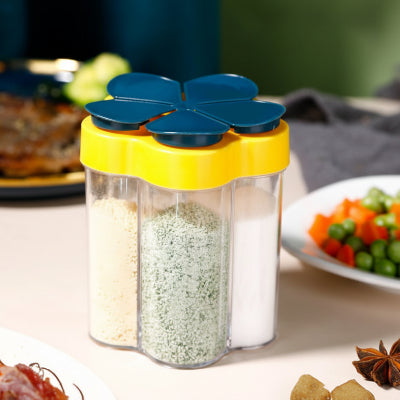 pot pour epices 5 en 1 gain d espace FiveMix bleu