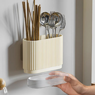 pot ustensiles cuisine avec base détachable hygiénique UstenCyl