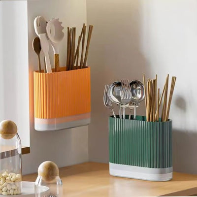 pot ustensiles cuisine rangement mural sur table UstenCyl