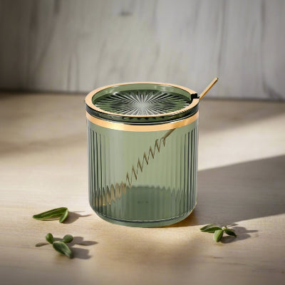 pots à épices design raffiné Elixir Gourmet vert