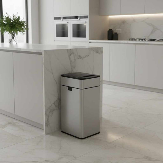 poubelle 30l acier inoxydable detection automatique AeroShield