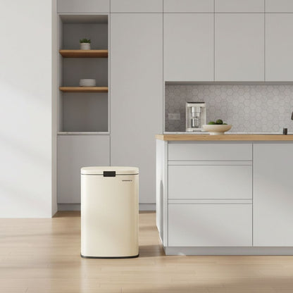 Poubelle 50 L cuisine hermétique anti-odeurs seau amovible Elegance50