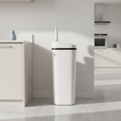Poubelle 50l capteur infrarouge fermeture automatique design compact Autovia50