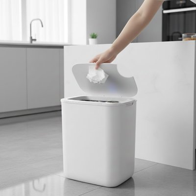 poubelle automatique ouverture silencieuse intelligente HygieSense