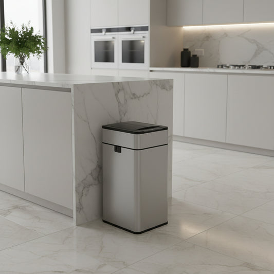 poubelle cuisine 30l acier inoxydable detection automatique AeroShield™