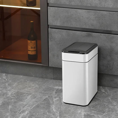 poubelle cuisine 30l finition blanc  resistant empreintes AeroShield
