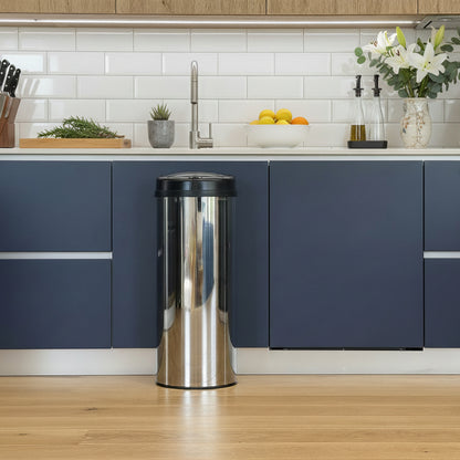 poubelle cuisine 50L capteur ouverture fermeture silencieuse elegante InoxiSense