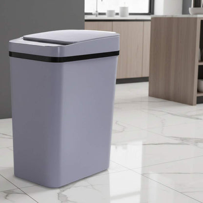 poubelle cuisine automatique ouverture silencieuse couleur grise compact 12L HygiaTouch