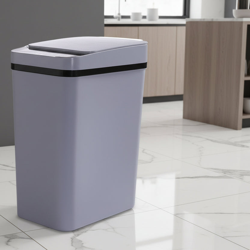 poubelle de cuisine gris ouverture automatique mains libres HygiaTouch