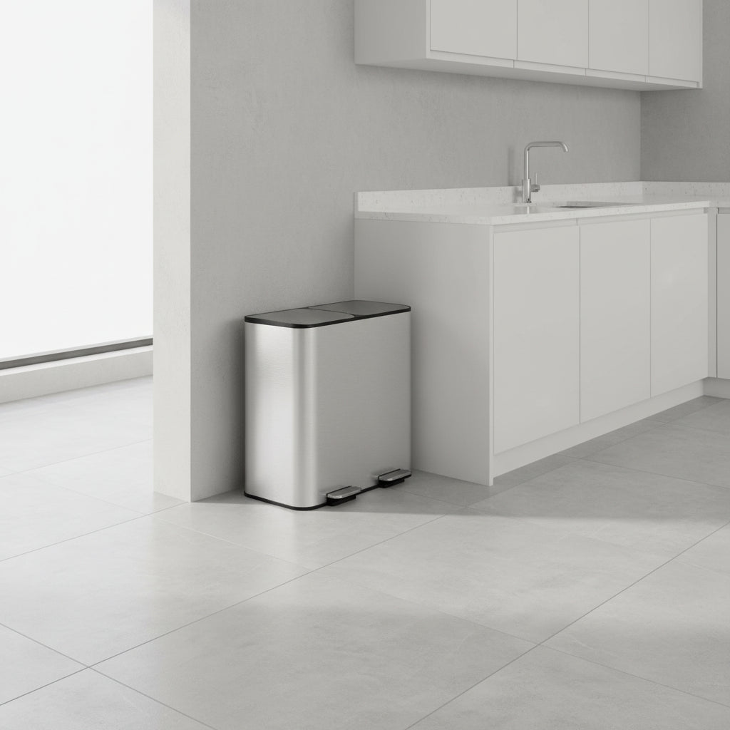 poubelle de tri durable qualite acier 410 robuste Binova