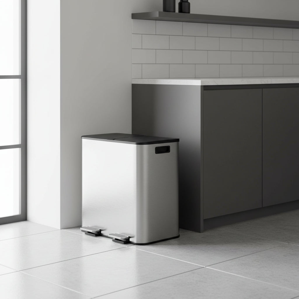 poubelle de tri selectif gain place organisee robuste Binova