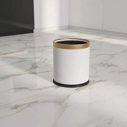 poubelle deco cuisine acces facile dessus ouvert pratique 23.5x23.5x27cm NordikBinGold